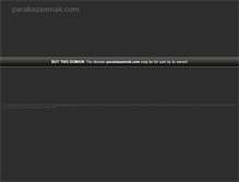 Tablet Screenshot of parakazanmak.com